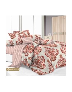 Комплект постельного белья Поплин Luxe евро / П-022 Alleri