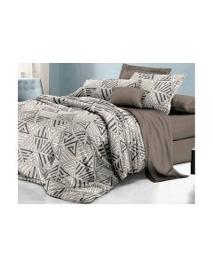 Комплект постельного белья Alleri Поплин Luxe семейный / П-295