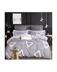 Комплект постельного белья Alleri Сатин Creative 1.5сп / СК-191