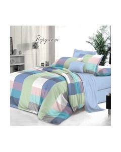 Комплект постельного белья Alleri Поплин Luxe семейный / П-170