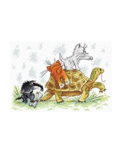 Набор для вышивания По дороге с ветерком / М-202М М.п.студия