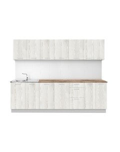 Кухонный гарнитур Артём-Мебель Оля СН-114 без стекла ДСП 2.6м Артём-мебель