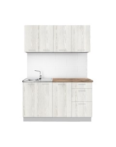 Кухонный гарнитур Артём-Мебель Оля СН-114 без стекла ДСП 1.4м Артём-мебель