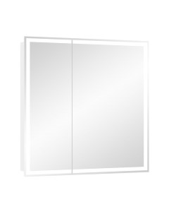 Шкаф с зеркалом для ванной Континент Allure Led 80х80