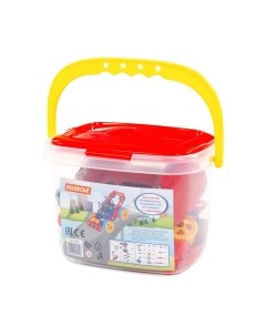 Конструктор Полесье Изобретатель. Автомобиль №1 с шуруповертом / 58096