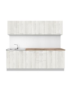 Кухонный гарнитур Артём-Мебель Оля СН-114 без стекла ДСП 2.4м Артём-мебель