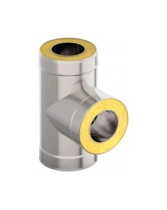 Тройник для дымохода UMKPRO 90 200х280 AISI 439/439 1мм/0.5мм (К) 460мм Umkpro