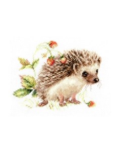 Набор для вышивания Ежик и земляника / 0-227 Алиса