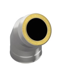 Поворот дымохода UMKPRO 135 200х280 AISI 439/439 1мм/0.5мм (К) 60мм Umkpro