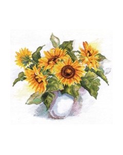 Набор для вышивания Подсолнухи / 2-08 Алиса