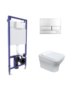 Унитаз подвесной с инсталляцией Berges Novum 042448