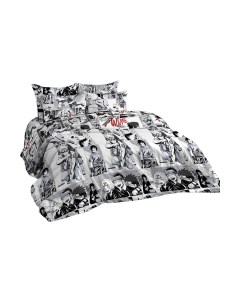 Комплект постельного белья Milanika Катана 1.5сп подростковый с наволочкой 70x70 Миланика