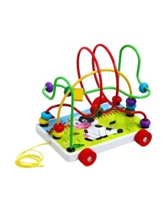 Игрушка-каталка Sima-Land Серпантинка лабиринт. Коровка / 2314170 Sima-land