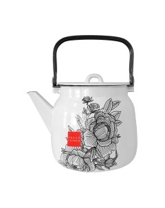 Чайник Лысьвенские эмали Urban flower 2713/4
