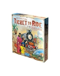 Дополнение к настольной игре Мир Хобби Ticket to Ride. Индия и Швейцария / 915678 Мир хобби