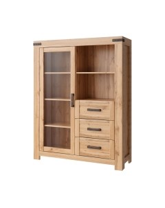 Шкаф с витриной Mortiz 1V3S2N Anrex