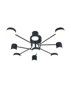 Потолочный светильник Mirastyle XL-20609/5+4 BK+NK