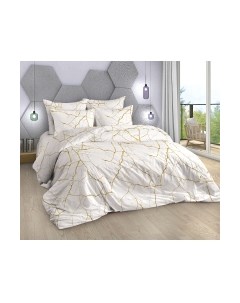 Комплект постельного белья Milanika Мрамор 1.5сп Миланика