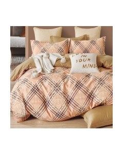 Комплект постельного белья Alleri Сатин Premium 2сп с евро max простыней / СП-270