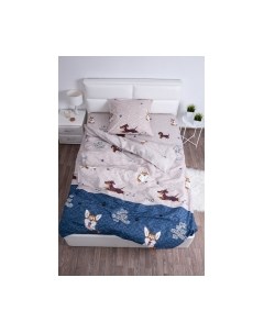 Комплект постельного белья Milanika Френдс 1.5сп подростковый с наволочкой 70x70 Миланика