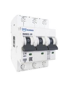 Выключатель автоматический Wilderness DAW2-10 3P 40A C 10kA / DAW2-10-3-C040