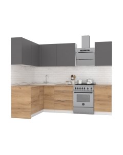 Кухонный гарнитур Интермебель Микс Топ-25 2.0x1.52м левая