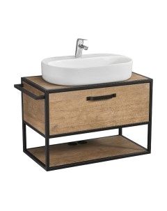 Тумба с умывальником Акватон Лофт Фабрик 80