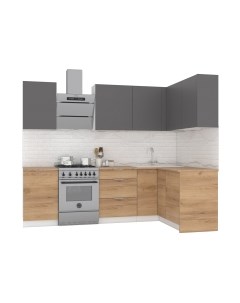 Кухонный гарнитур Интермебель Микс Топ-22 2.0x1.42м правая