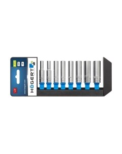 Набор головок слесарных Hoegert 1/4" 50 мм / HT1A886