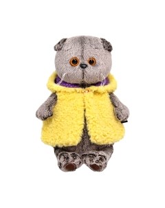 Мягкая игрушка Budi Basa Басик в жилете с капюшоном / Ks19-223 Budi basa