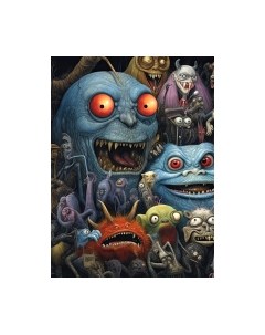 Фотообои листовые ФабрикаФресок Стильные Креативные Монстры / 952270 Фабрикафресок