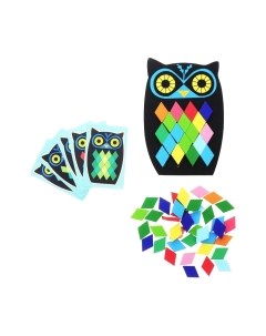 Развивающая игра Djeco Мозаика Сова / 01693