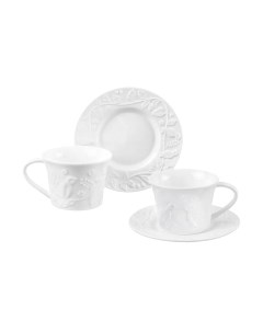 Набор для чая/кофе Elan Gallery Птички на ветке / 540329 Elan gallery