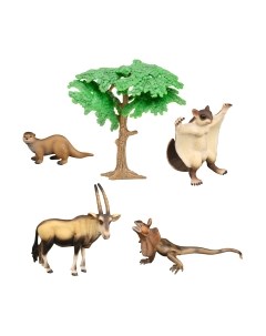 Набор фигурок коллекционных Masai Mara Мир диких животных / MM211-220 Masai mara