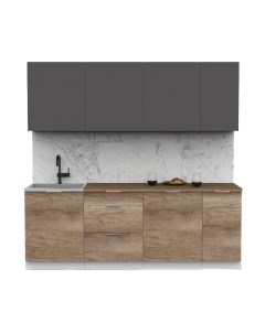 Кухонный гарнитур Интермебель Микс Топ-7 2.2м