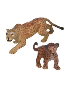 Набор фигурок коллекционных Masai Mara Мир диких животных. Семья ягуаров / MM211-109 Masai mara