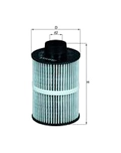 Топливный фильтр Knecht/Mahle KX208D Knecht/mahle