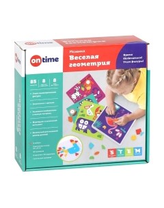Развивающая игра On Time Мозаика Веселая геометрия / 45057 On time