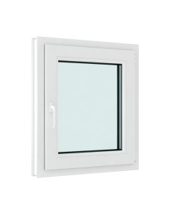 Окно ПВХ Brusbox Roto NX Одностворчатое Поворотно-откидное правое 3 стекла