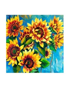 Набор алмазной вышивки Феникс+ Подсолнухи. Краски лета / 59772 Feniks