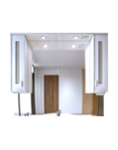 Шкаф с зеркалом для ванной Бали 120 Бриклаер