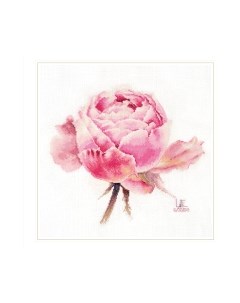 Набор для вышивания Акварельные розы. Розовая изысканная / 2-52 Алиса