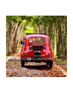 Картина на стекле Фиат 500 VR018 Stamprint