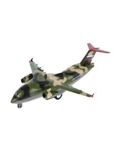 Самолет игрушечный Технопарк Военно-транспортный / PLANE-20SLMIL-GN