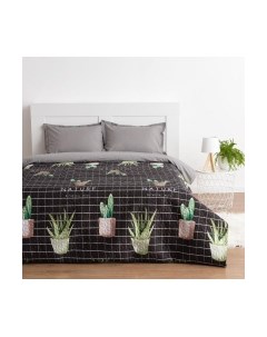 Покрывало Кактусы евро макси / 5457617 Экономь и я