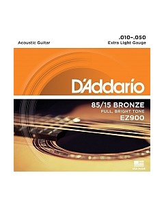 Струны для акустической гитары D'addario