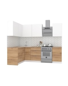 Кухонный гарнитур Интермебель Микс Топ-25 2.0x1.52м левая