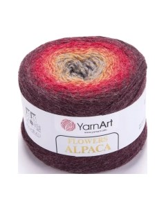Пряжа для вязания Yarnart Flowers Alpaca 20% альпака, 80% акрил / 422
