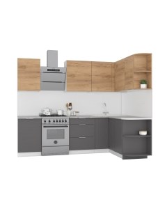 Кухонный гарнитур Интермебель Микс Топ-18 2.0x1.7м правая