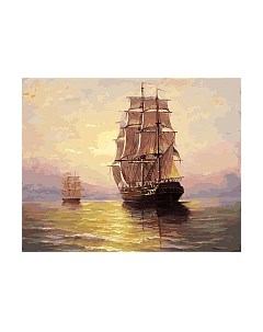 Картина по номерам БЕЛОСНЕЖКА По водной глади / 162-AB Белоснежка